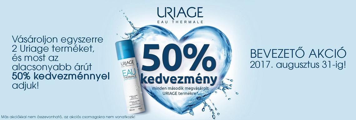 Uriage bevezető akció - a 2.terméket 50% kedvezménnyel adjuk!