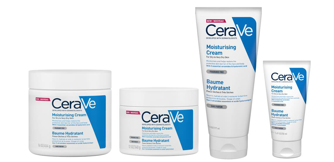 CeraVe hidratáló krém 4-féle kiszerelésben kapható