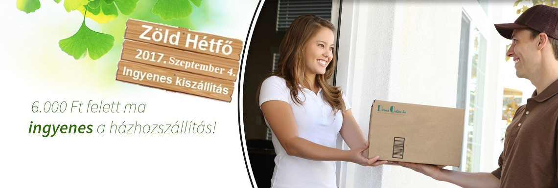 2017. szeptember 4-én minden 6.000 Ft feletti megrendelést ingyen szállítunk ki!