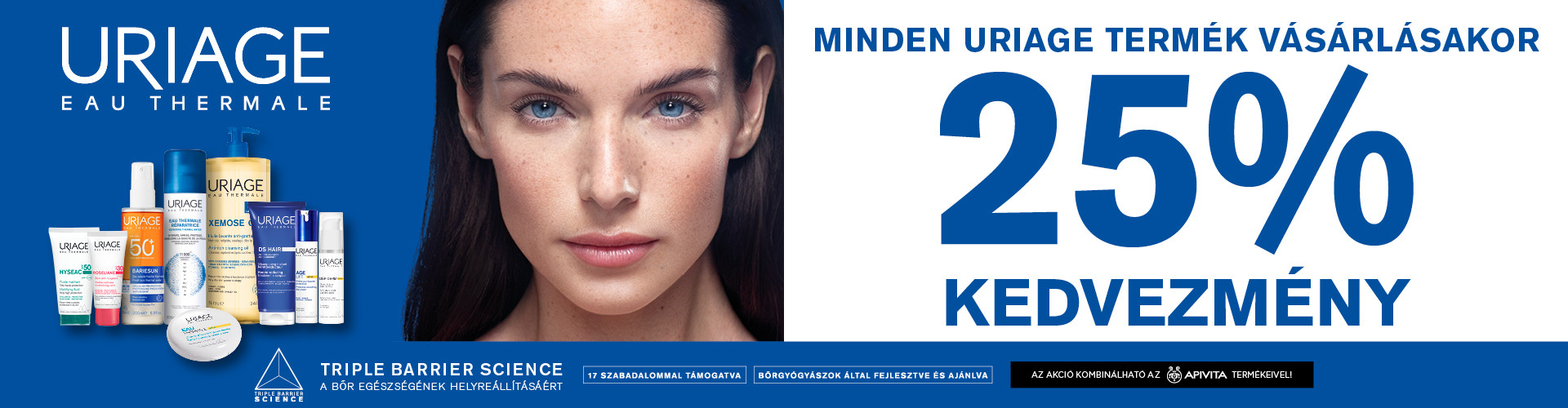 2026. augusztus 1-31. között az Uriage termékek 25% kedvezménnyel rendelhetők meg nálunk!