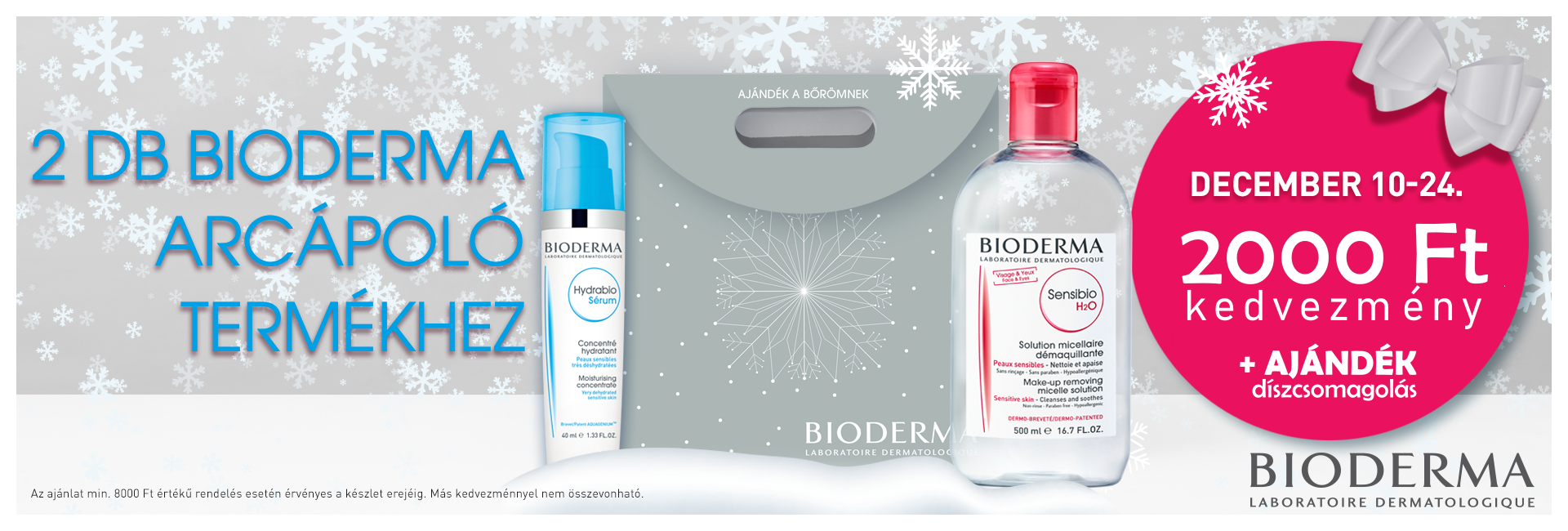 Bioderma díszcsomagolás karácsonyra!