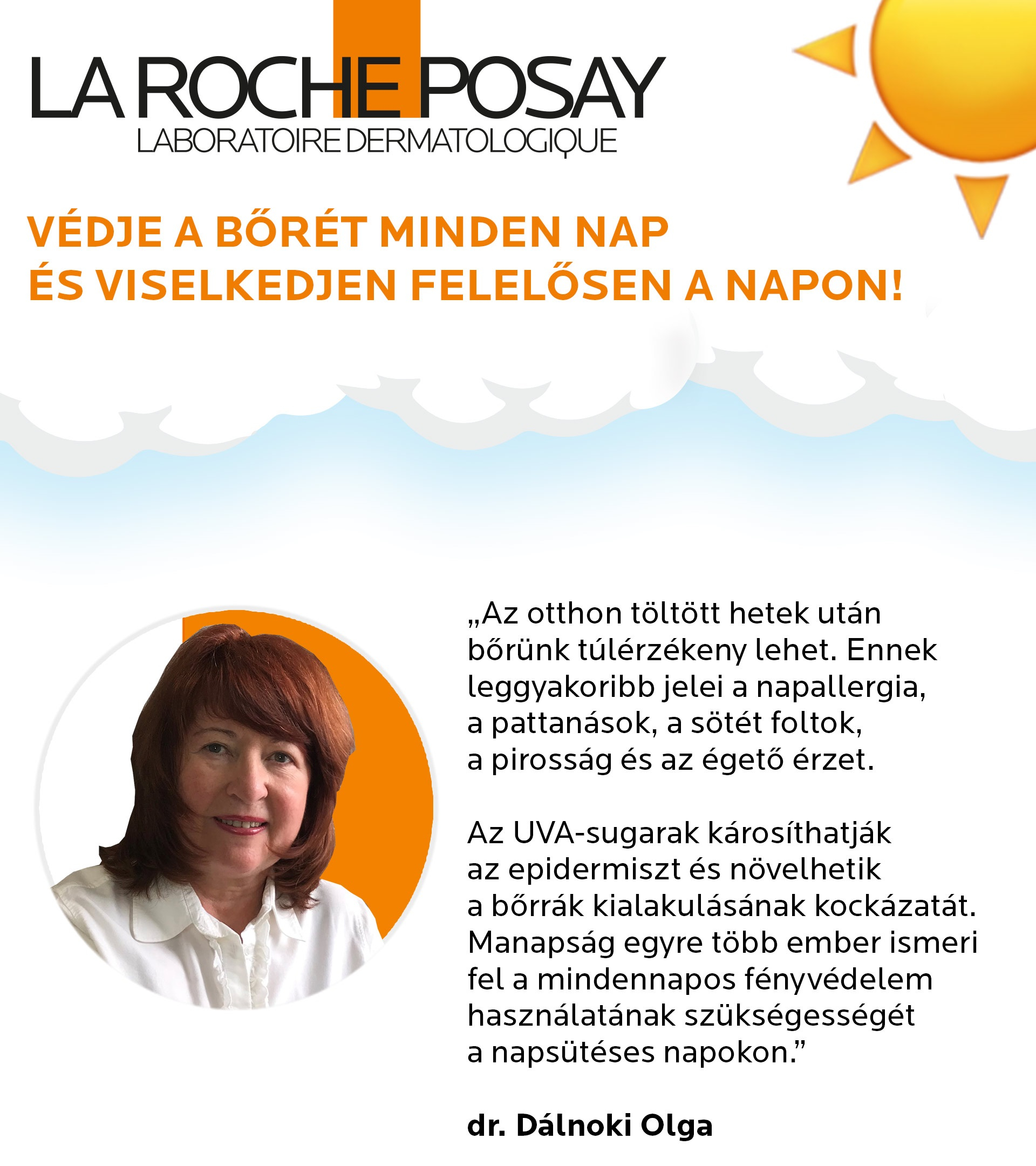 La Roche-Posay Anthelios: Védje a bőrét minden nap és viselkedjen felelősen a napon!