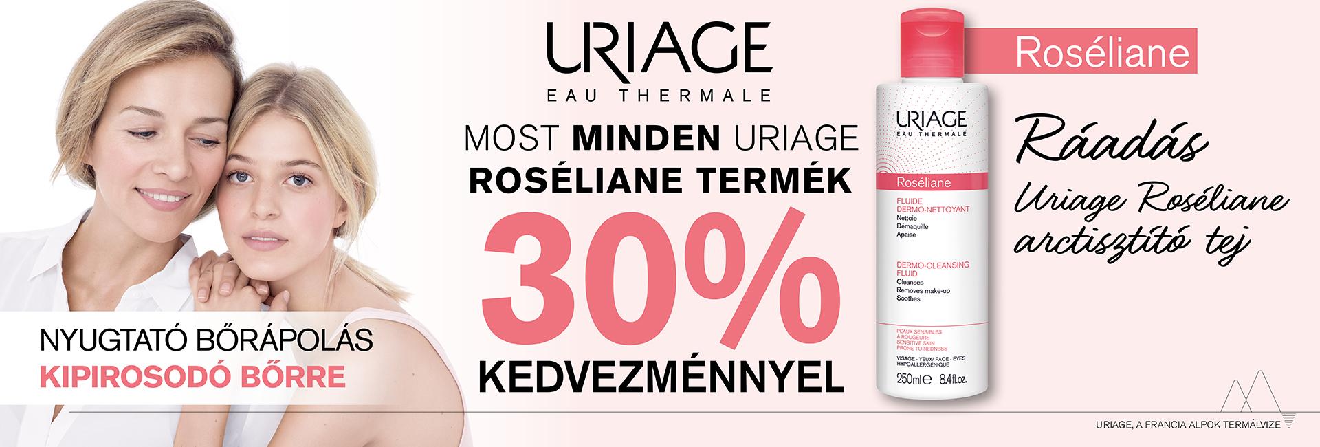 2021. július 1-15. között minden Uriage Roséliane terméket 30% kedvezménnyel kínálunk!