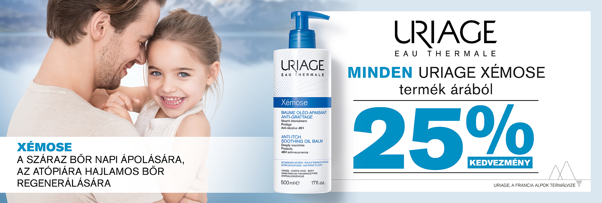 2021. december 1-16. között 25% kedvezményt adunk minden Uriage Xémose termékre!