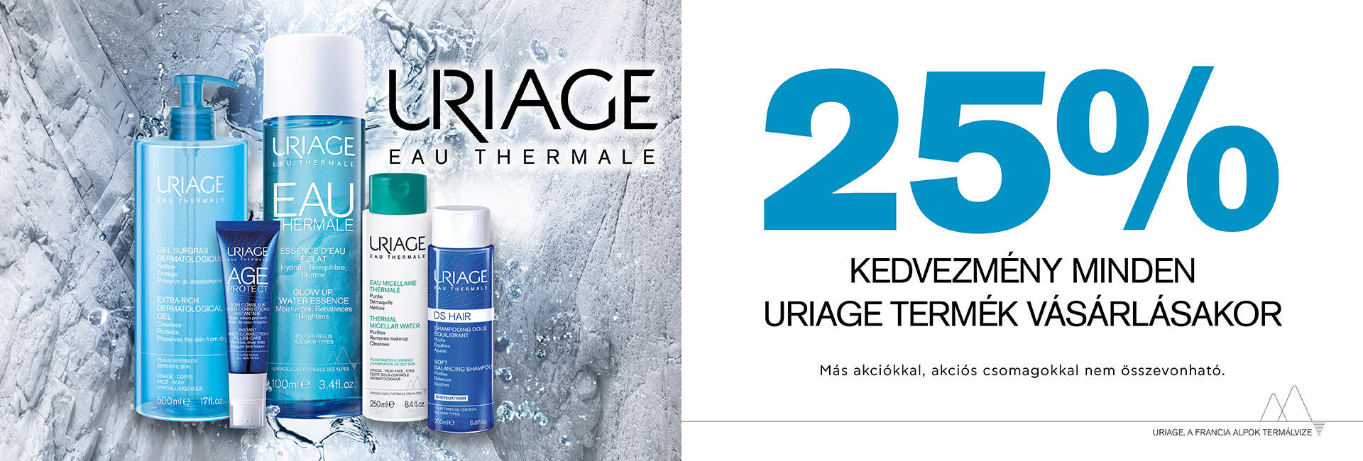 2021. november 11-15. között minden Uriage terméket 25% kedvezménnyel kínálunk!