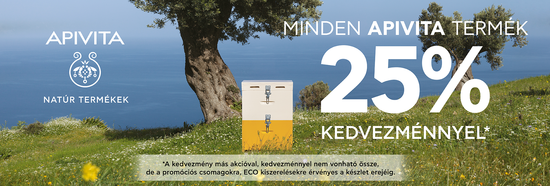 2020. október 8-12. között 25% kedvezményt adunk minden Apivita natúr termékre!