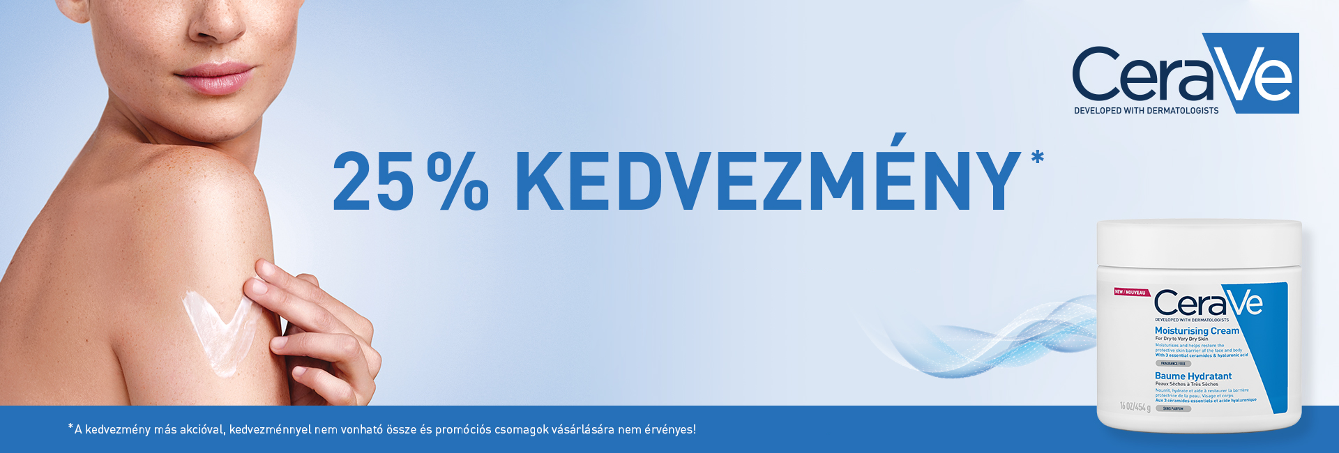 2020. október 1-7. között 25% kedvezményt adunk minden CeraVe termékre!