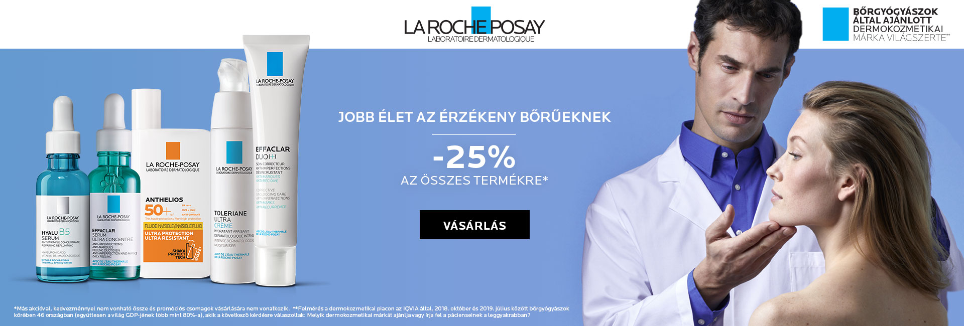Nyárcsalogató akciós napok: 2021. május 13-17. között 25% kedvezményt adunk minden La Roche-Posay termékre!