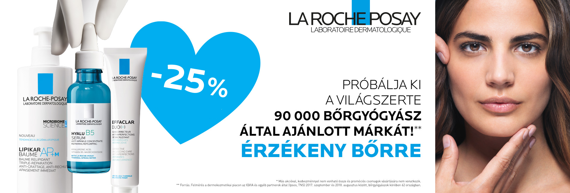 2020. november 2-9. között minden La Roche-Posay terméket 25% kedvezménnyel kínálunk!