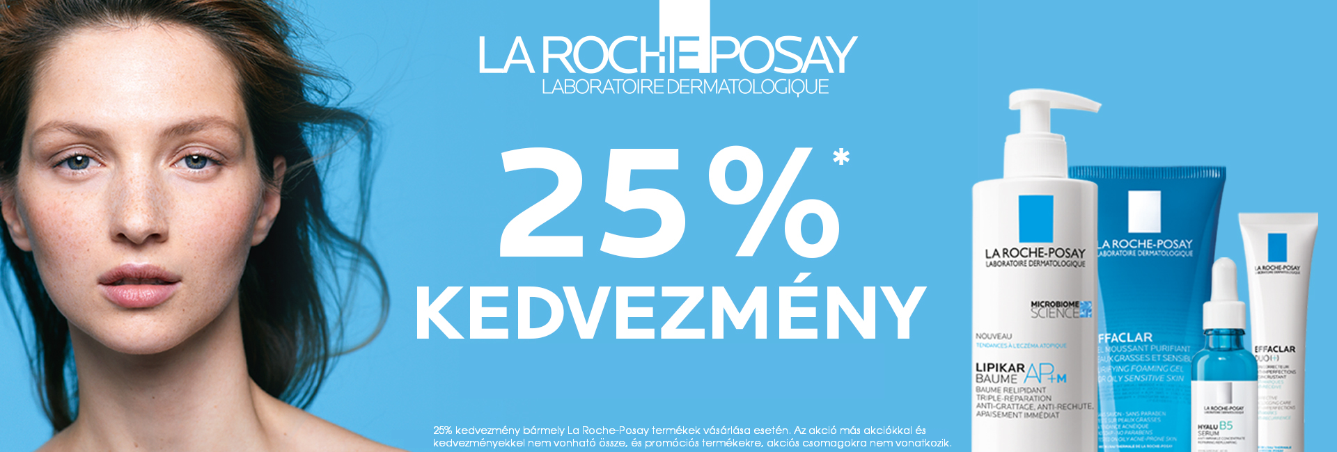 2020. október 8-12. között minden La Roche-Posay terméket 25% kedvezménnyel kínálunk!