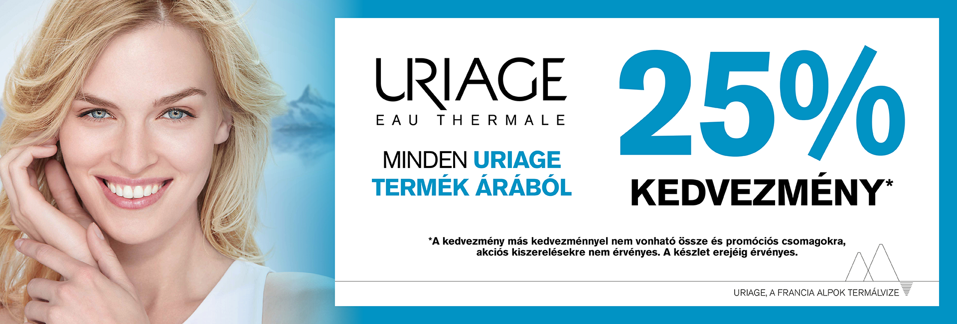 2020. október 8-12. között 25% kedvezményt adunk minden Uriage termék árából!