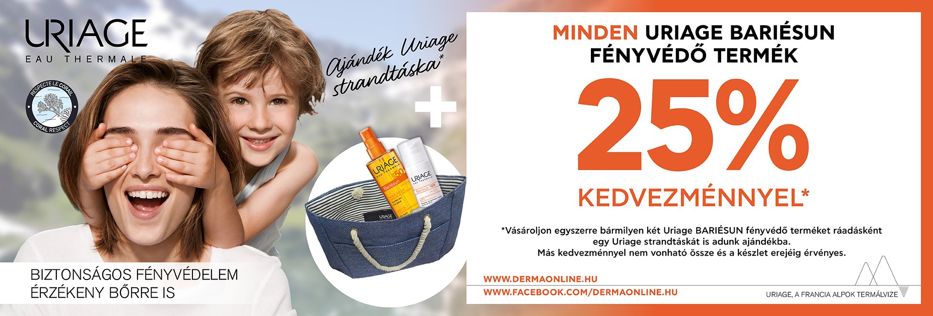 Most minden Uriage Bariésun termékre 25% kedvezményt adunk!