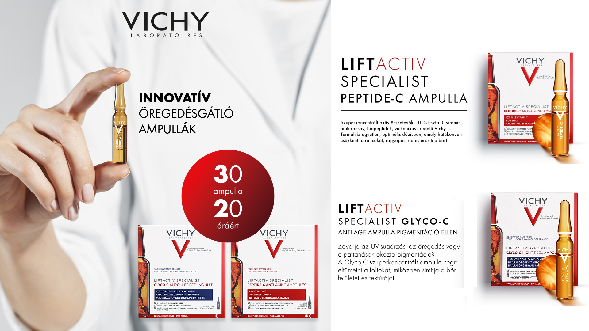 Vichy Liftactiv Collagen Specialist ampullák