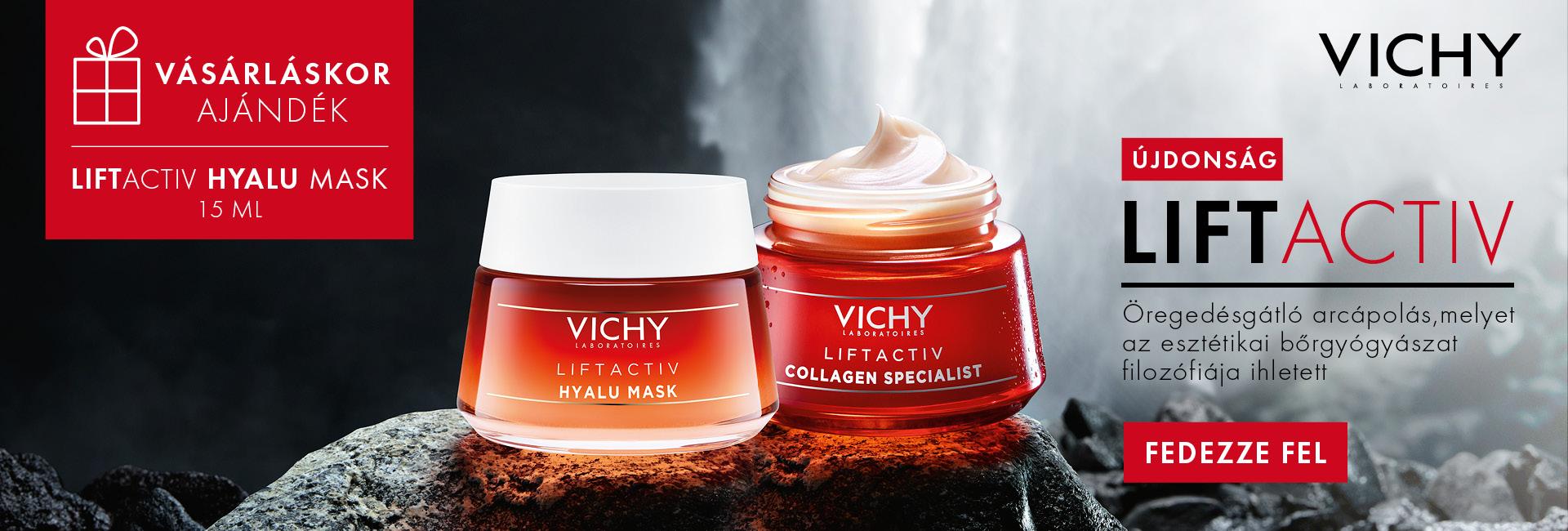 Vichy Liftactiv Hyalu maszk 15ml ajándékot adunk!