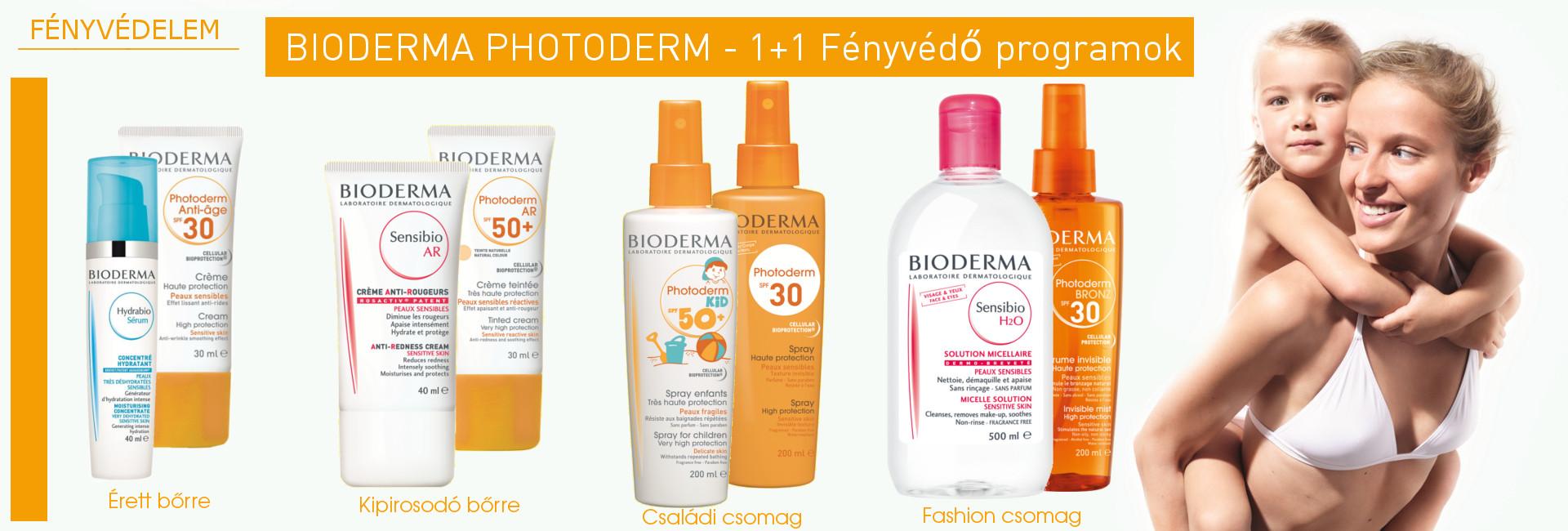 Egyedi Bioderma Photoderm 1+1 Programok