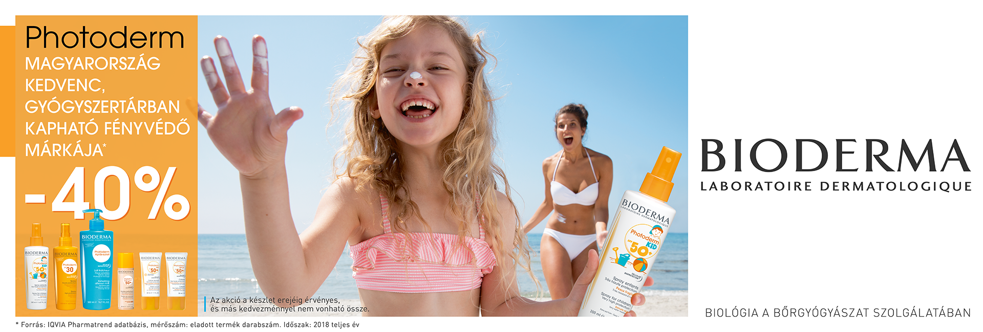 Szülinapi Photoderm Akció: -40% kedvezményt adunk a Bioderma Photoderm fényvédőkre!