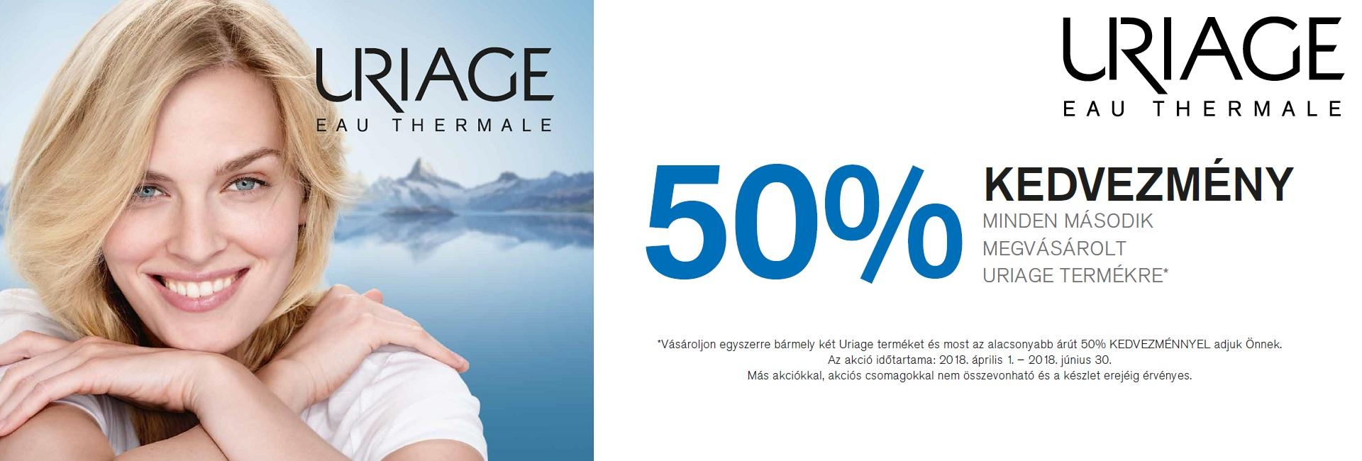 A 2. Uriage termék árából 50% kedvezményt adunk 2018. június 30-ig!