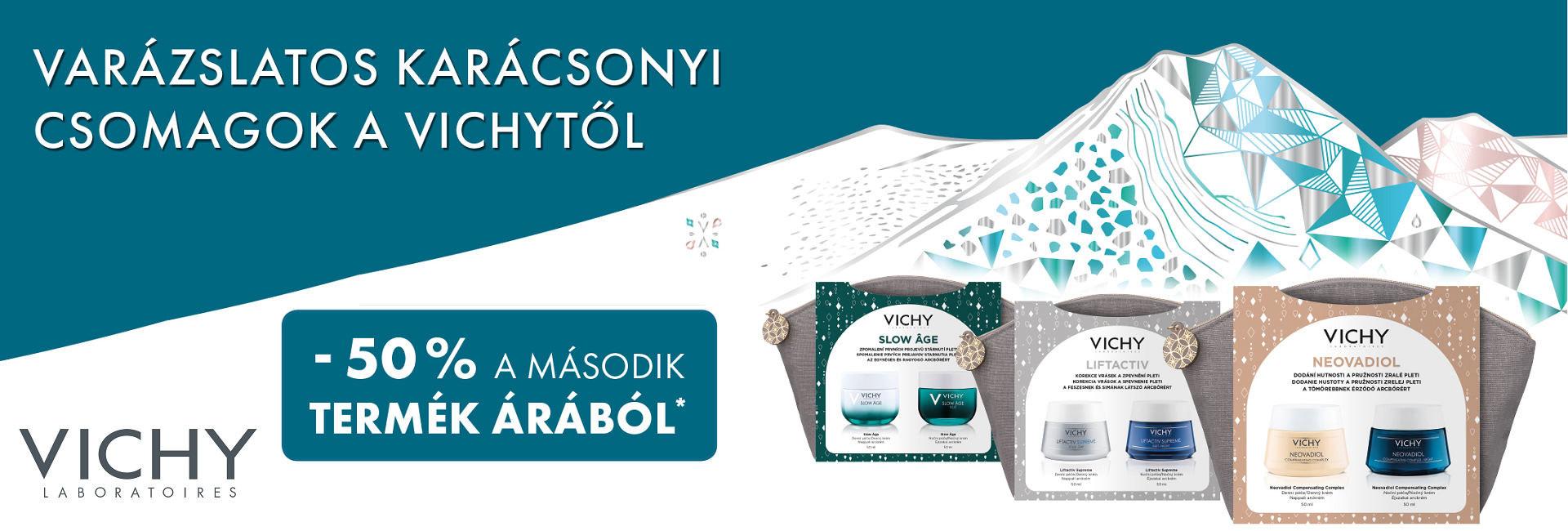 Varázslatos karácsonyi csomagok a Vichy-től!