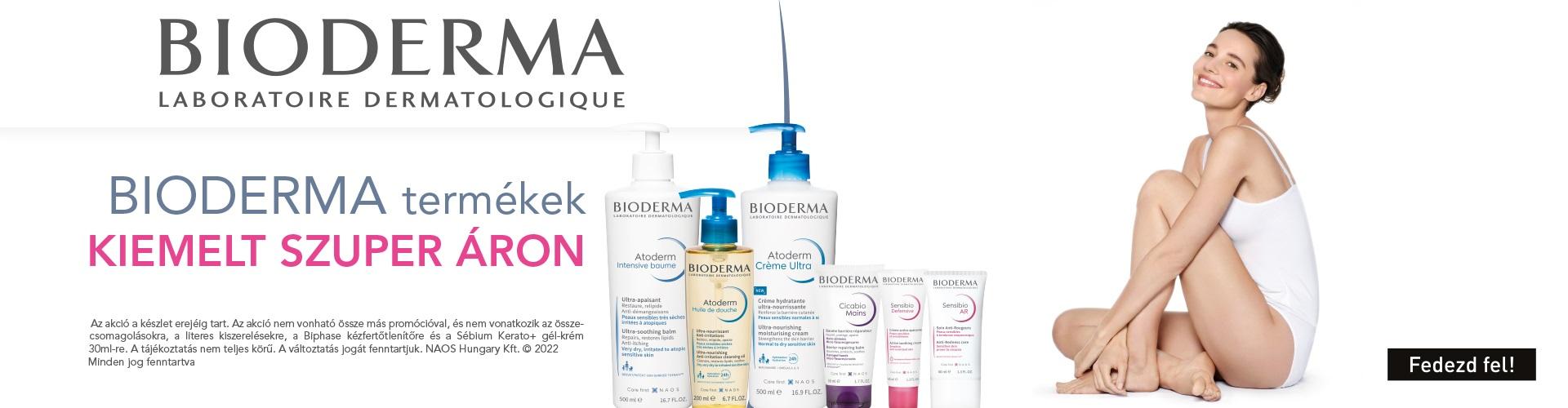 Őszi Bioderma napok: 2022. október 3-13. között kiemelt szuper áron adunk minden Bioderma terméket!