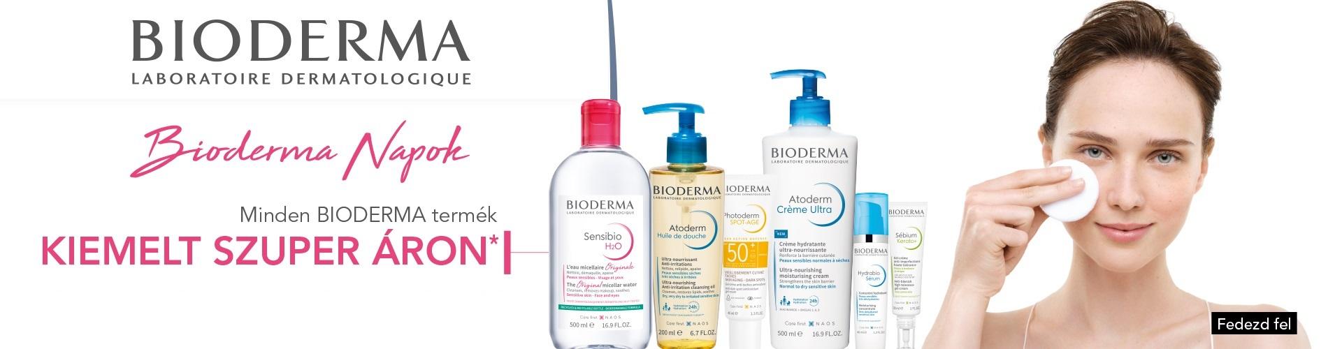 Tavaszi Bioderma napok: 2023. április 13-17. között kiemelt szuper áron adunk minden Bioderma terméket!