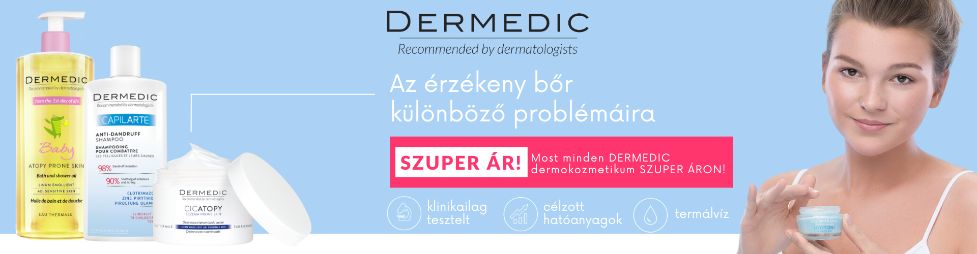 Őszi Dermedic ajánlat: 2023. október 1-31. között kiemelt szuper áron adunk minden Dermedic terméket!