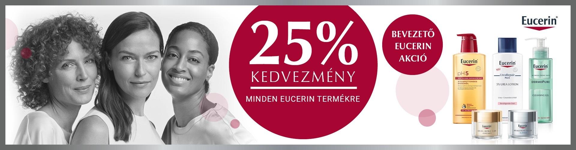 2023. november 13-ig minden Eucerin terméket 25% kedvezménnyel k-nálunk!