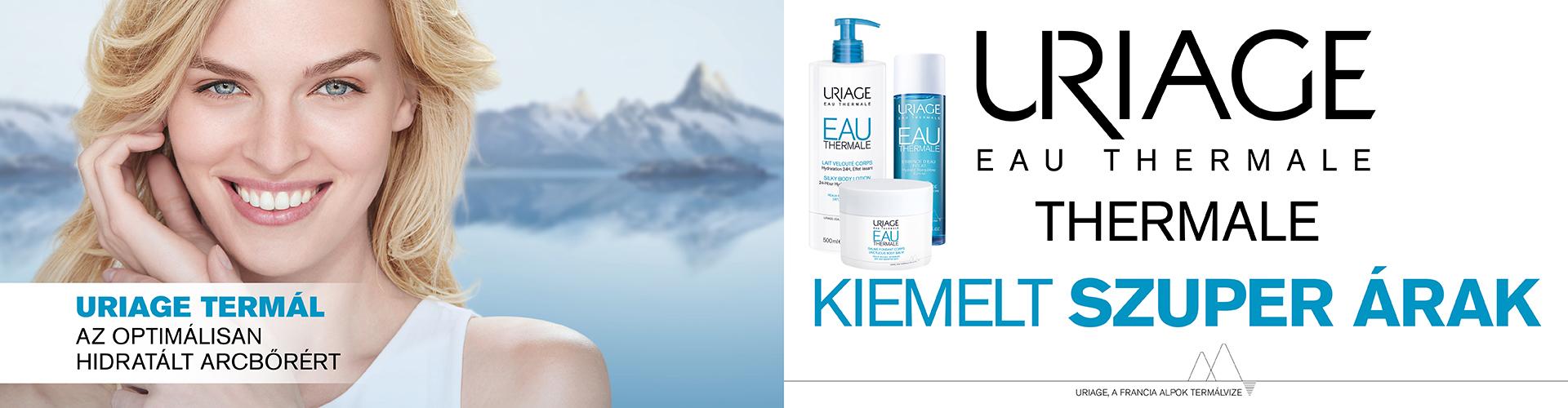 2022. december 1-31. között az Uriage Termal termékek kiemelt szuper áron rendelhetők meg nálunk!