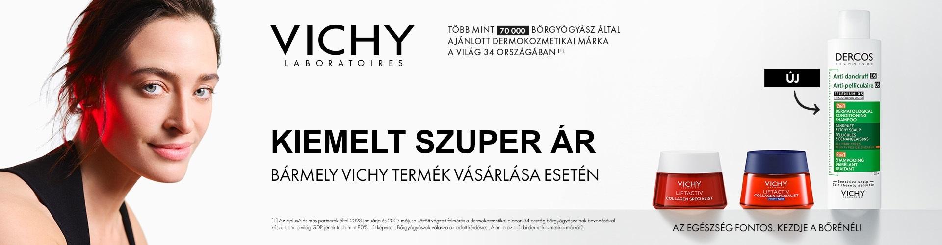 2025. július 7-14. között kiemelt szuper áron kínálunk minden Vichy terméket!
