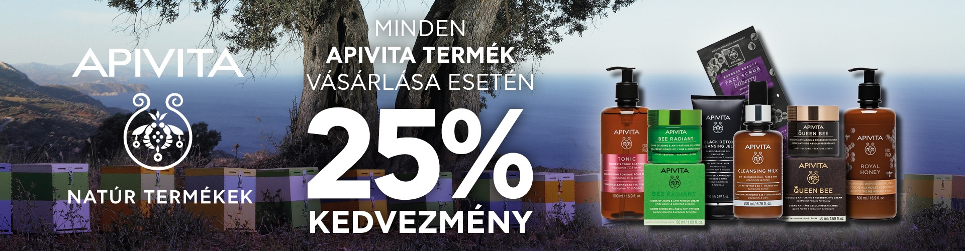 2022. szeptember 9. és október 31. között az Apivita termékek kiemelt szuper áron rendelhetők meg nálunk!