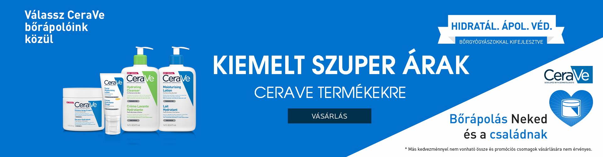 Őszi CeraVe napok: 2022. október 6-10. között kiemelt szuper áron adunk minden CeraVe terméket!