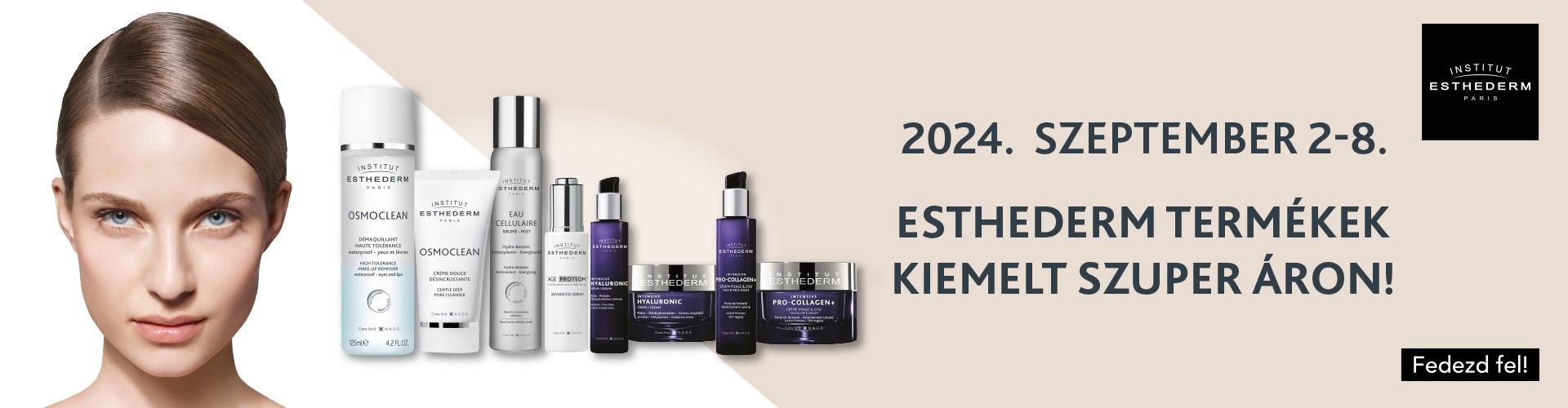 Esthederm Napok: 2024. szeptember 2-8. között kiemelt szuper áron kínálunk minden Esthederm terméket!