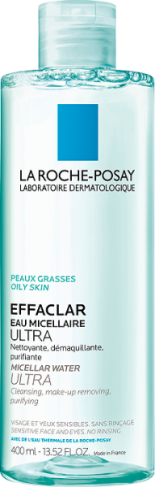La Roche-Posay Effaclar Ultra micellás arctisztító zsíros, érzékeny bőrre 400 ml