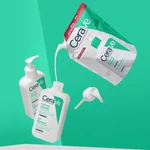 Kép 6/12 - CeraVe Habzó tisztító gél normál és zsíros bőrre utántöltő 473ml