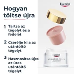 Kép 12/13 - Eucerin Hyaluron-Filler + Elasticity bőrtömörséget regeneráló nappali arckrém Rose SPF30 öko utántöltő 50ml