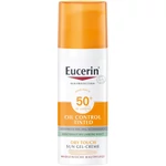 Kép 1/2 - Eucerin Sun Oil Control színezett napozó krém-gél arcra light SPF50+ 50ml
