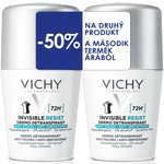 Kép 1/6 - Vichy Dezodor Invisible Resist foltok és irritáció ellen DUO PACK