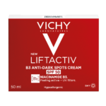 Kép 2/2 - Vichy Liftactiv B3 sötét foltok elleni arckrém SPF50 fényvédővel 50ml