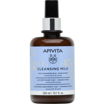 APIVITA 3 in 1 Arctisztító tej minden bőrtípusra 300ml