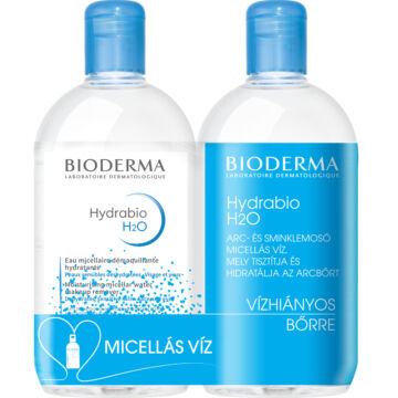 Bioderma Hydrabio H2O arc- és sminklemosó 500ml+500ml duo pack