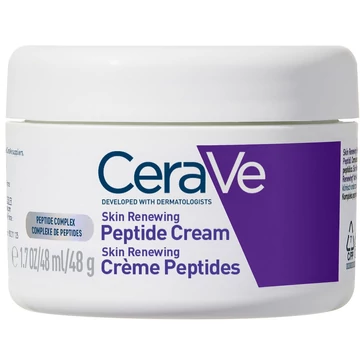 CeraVe Bőrmegújító Peptid Krém 3 bőrazonos ceramiddal az öregedés jeleinek kezelésére 48g CeraVe Bőrmegújító Peptid Krém 3 bőrazonos ceramiddal az öregedés jeleinek kezelésére 48g