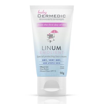Dermedic Linum Emolient Baby Speciális védő krém arcbőrre 50g