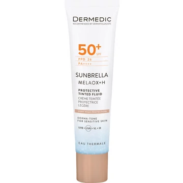 Dermedic Sunbrella Színezett fényvédő fluid SPF 50+ PPD 26 40ml
