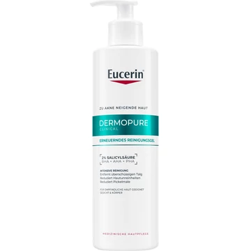 Eucerin DermoPure Clinical Correcting Cleanser - Mélytisztító gél 400ml