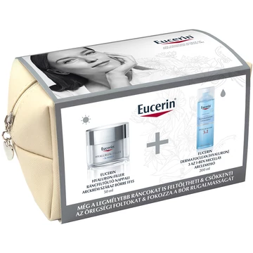 Eucerin Hyaluron-Filler Ráncfeltöltő tisztító csomag normál bőrre