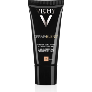 Vichy Dermablend fluid korrekciós alapozó 35 Sand 16H érzékeny bőrre SPF35 30ml