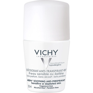Vichy dezodor izzadságszabályozó golyós érzékeny vagy epilált bőrre 50 ml