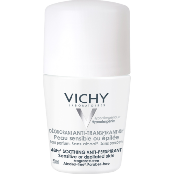 Vichy dezodor izzadságszabályozó golyós érzékeny vagy epilált bőrre 50 ml