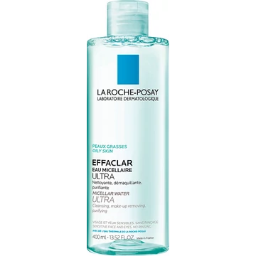 La Roche-Posay Effaclar Ultra micellás arctisztító zsíros, érzékeny bőrre 400 ml