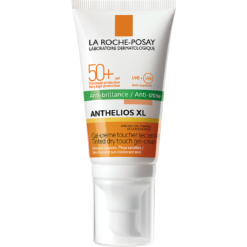 La Roche-Posay Anthelios XL mattító hatású gél-krém arcra színezett SPF50+ 50ml