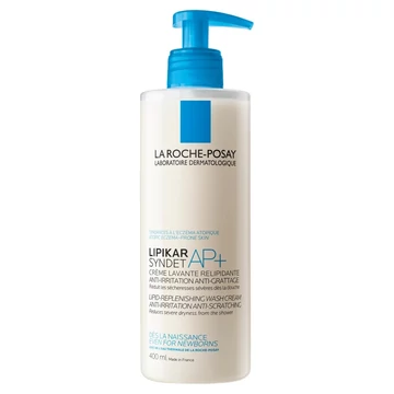 La Roche-Posay Lipikar Syndet AP+ lipidpótló krém-tusfürdő irritáció és viszketés ellen